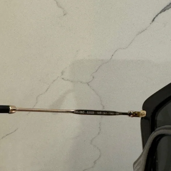 MIU MIU SMU 06O 1AB - 1A1 Sunglasses Grey SMU06O Frame - Picture 8 of 10